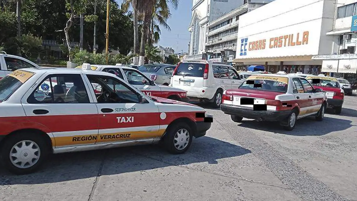 Taxistas del puerto